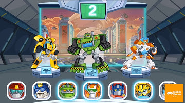 Transformers Rescue Bots Disaster Dash Hero Run 20 Outrun Lava Flows Mission | Mobile Games 4 Kids