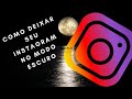 iPhone - Como deixar o Instagram preto (modo escuro)