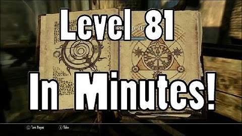 Level Up Fast in Skyrim (Oghma Infinium) (Level 81)
