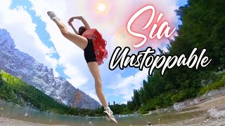 Sia - Unstoppable (Lyrics) Dance Performance in Italian Nature 4K