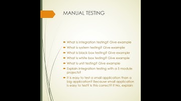 TCS Manual Testing - Re-upload