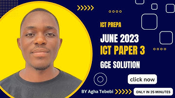 Complete solution to ICT paper 3 June 2023 Day1 (Presentation + Spreadsheet + programming) in 25 min