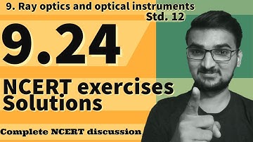 Chapter 9 exercise 9.24 class 12 physics solution NCERT || CBSE || GSEB by vijay kalsariya