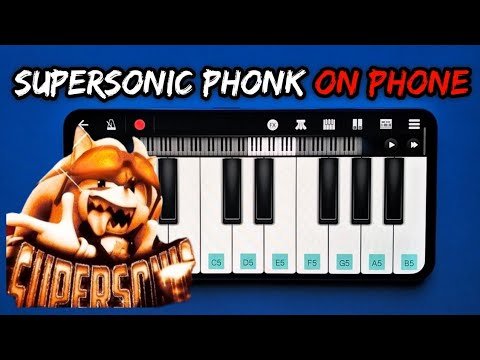 MONTAGEM SUPERSONIC (SLOWED) Phonk on Mobile 🎹🔥 | Walk Band