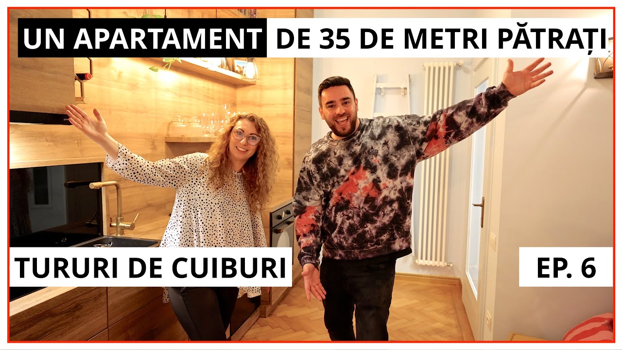 Turul unui APARTAMENT de 35MP AMENAJAT EFICIENT ȘI CREATIV!  🏠 (Tururi de Cuiburi: EP. 6)