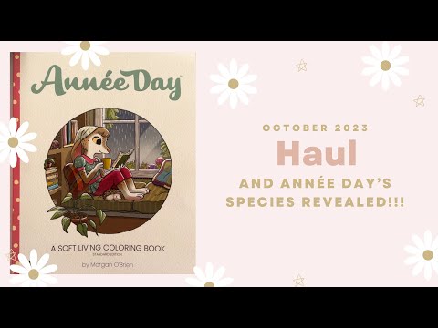 October 2023 Adult Colouring Book Haul And Année Day's Species Revealed - Adult Coloring