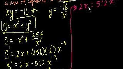 Optimization with Calculus 1