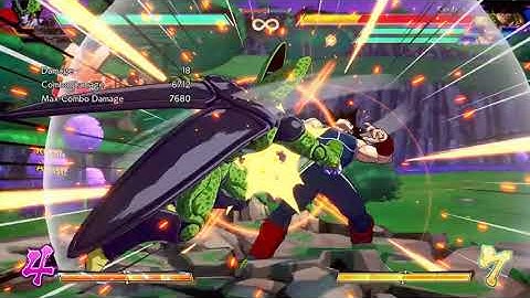 DBFZ[1.31.]: Cell 0 bar 214L and 2H starter midscreen TOD with S-Broly + Baseku!