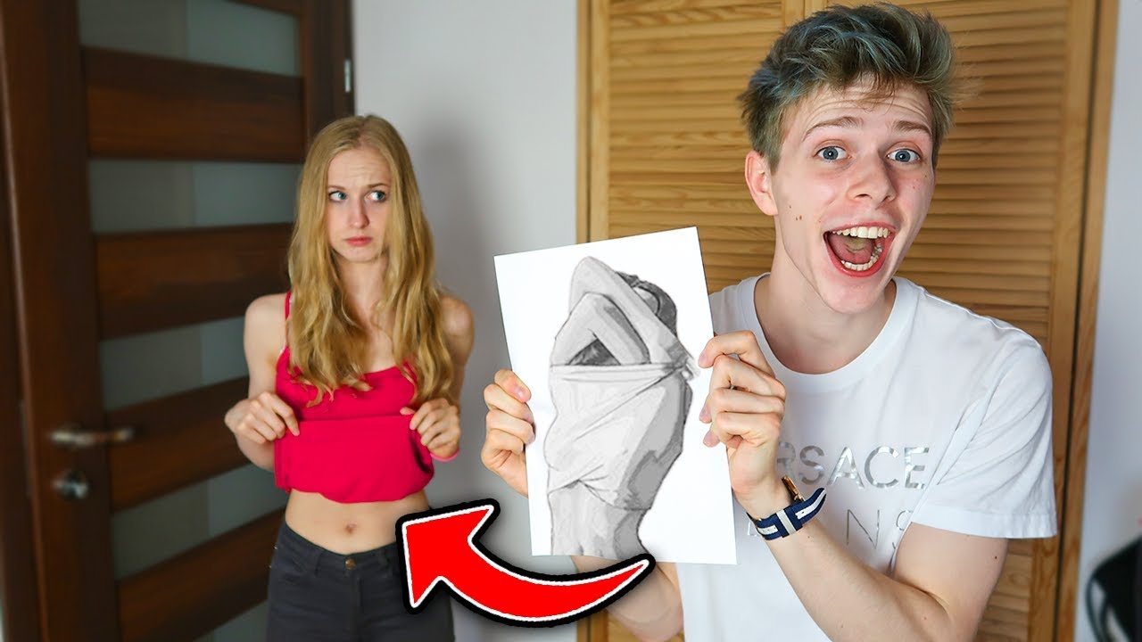 ROBISZ TO co NARYSUJĘ CHALLENGE! (Z DZIEWCZYNĄ) szalone nożyczki poznań