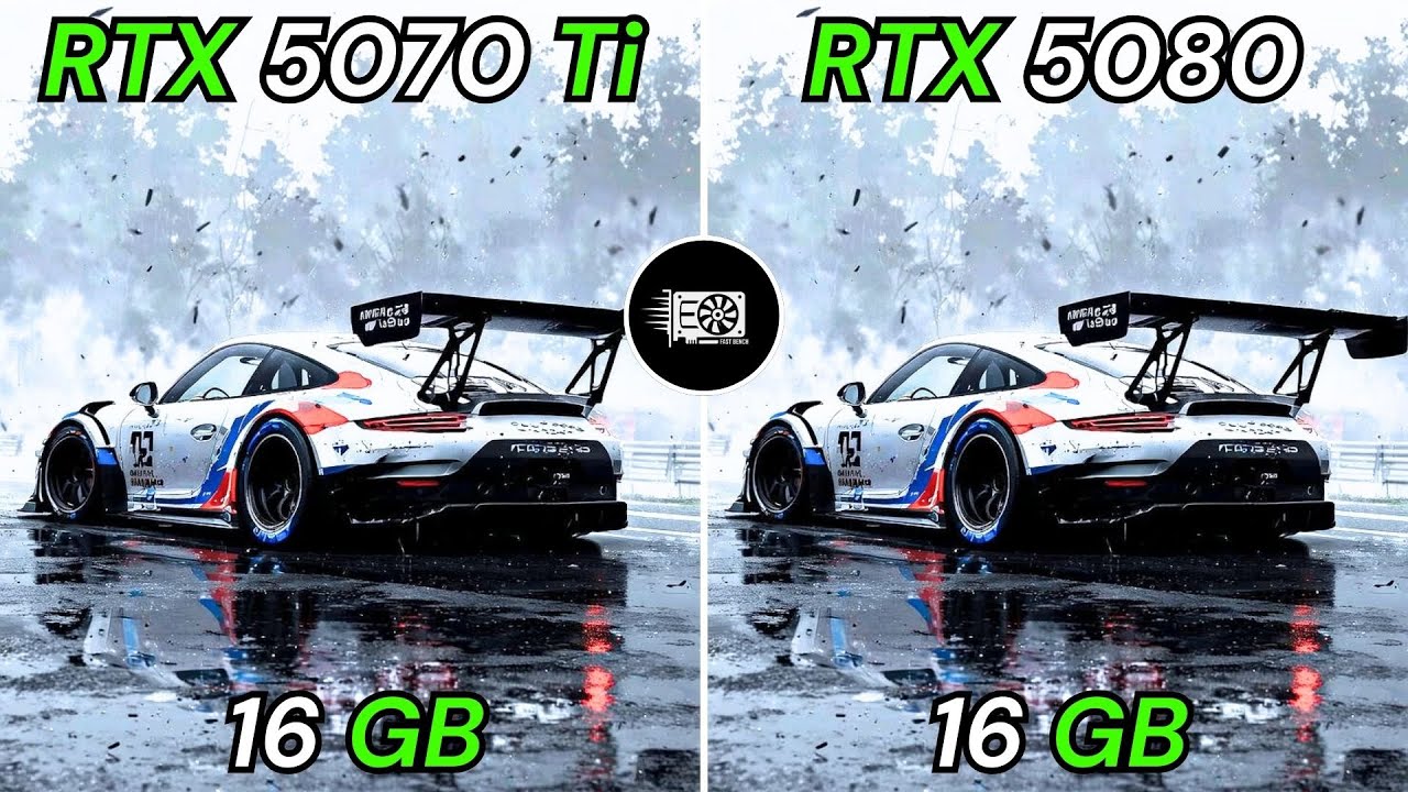 RTX 5070 Ti VS RTX 5080 + Ryzen 7 7800X3D | 20 Games Tested in 1080P ...