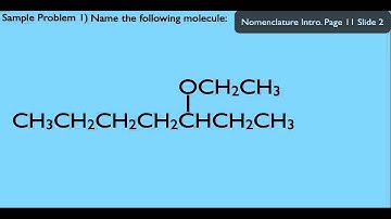 Nomenclature   Ethers