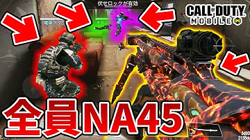 味方4人がNA45！部屋で全員芋ったら害悪すぎて試合破壊【CODモバイル】【Tanaka90】