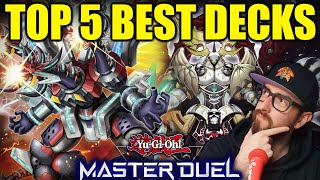 TOP 5 BEST DECKS IN MASTER DUEL (August 2023)