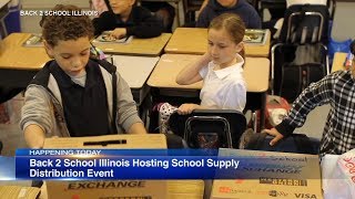 Back 2 School Illinois holds school supplies giveaway