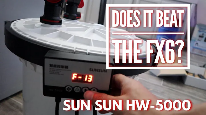 SUNSUN HW-5000 aquarium canister filter  FULL review!