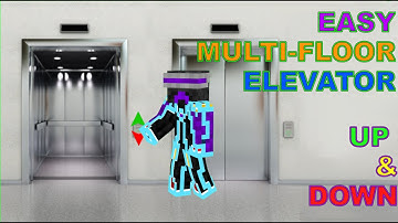 Minecraft Multi-Floor Elevator (Minecraft Java 1.16+)
