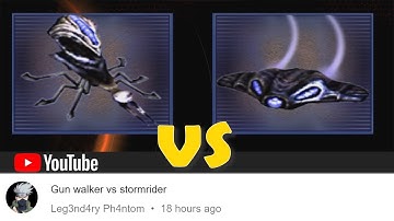 Scrin Gunwalker vs Scrin Stormrider