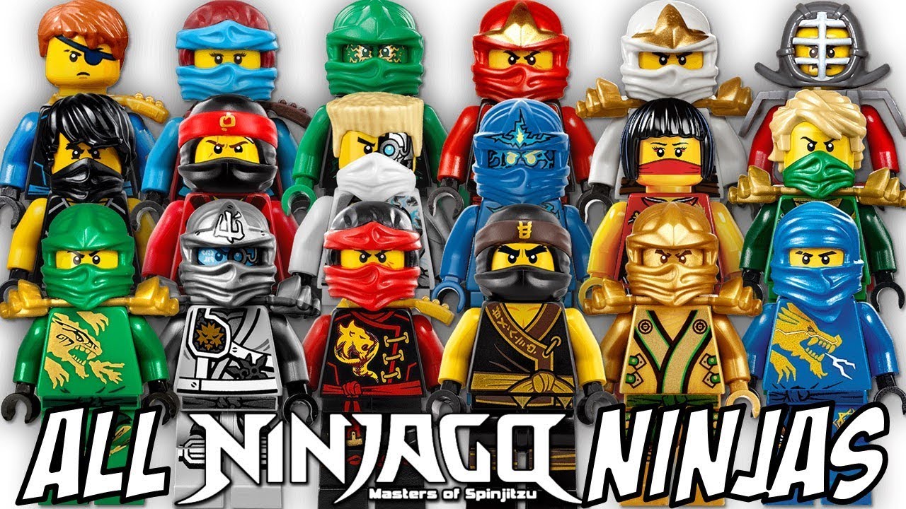 ALL LEGO NINJAGO NINJA MINIFIGURES! HD 