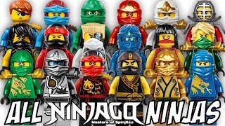 ALL LEGO NINJAGO NINJA MINIFIGURES! HD 