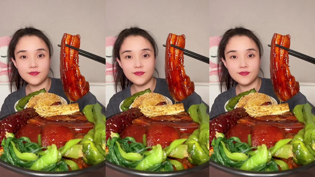 【ASMR】【MUKBANG】東坡肉 DELICIOUS PORK BELLY | EATING SHOW | CHINESE MUKBANG | 食べ | 吃播 LOVE EAT