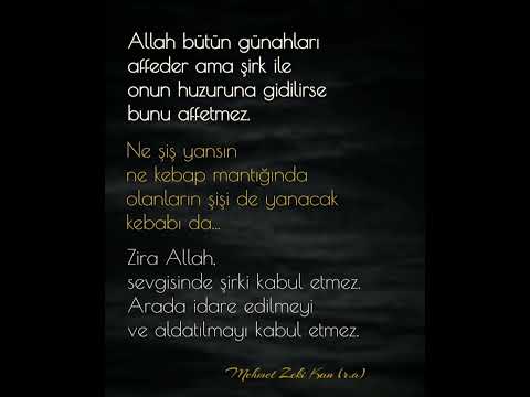 Allah sevgisinde şirki