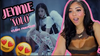 MY FIRST TIME REACTING TO JENNIE 'SOLO' M/V