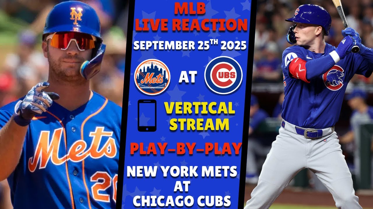 Mets vs Cubs🔥Live Reaction & Play-by-Play!