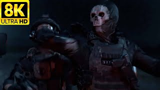 8K Ghost Kills 2 Soldiers Call Of Duty Modern Warfare Ii - Pc 8K 60Fps