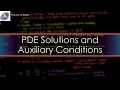 Introduction to PDEs: Solutions and Auxiliary Conditions