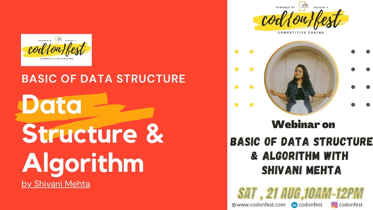 'Basics of Data Structure and Algorithm' - YouTube