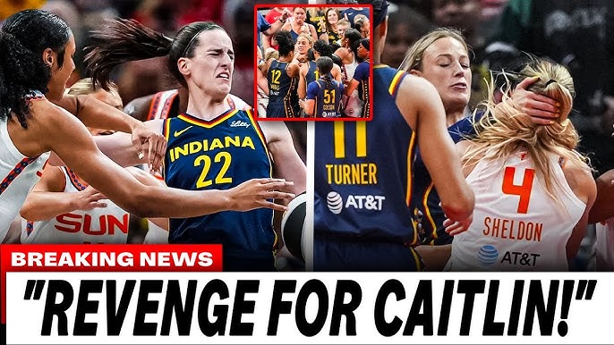 DIRTY Hit On Caitlin Clark Leads To WILD FIGHT — Sophie Cunningham SNAPS! - YouTube