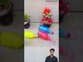 Yellow Red Blue Glass Bottles satisfying sound #shortsfeed #shortsfeed #shortsvideo #satisfyling