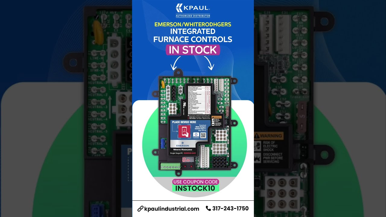 Emerson White Rodgers - Integrated Furnace Controls 50M56X-843 | KPaul - Veteran Owned