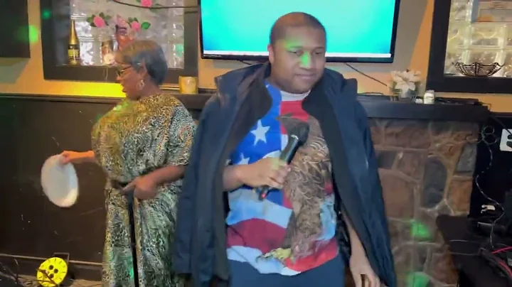 Tiffany April Merritts Old Lady Karaoke Birthday C...