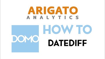 Domo: Using DATEDIFF