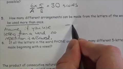 The Fundamental Counting Principle - Lesson