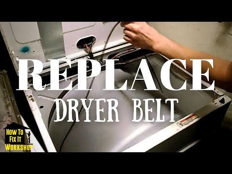 How To Replace a Broken Clothes Dryer Belt