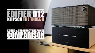 DSAUDIO.review ||  Edifier D12 vs Klipsch The Three II  || sound.DEMO