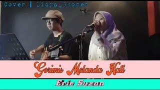 Gerimis Melanda Hati- Erie suzan (Cover acoustic Lirik) by Lidya ft ghoper