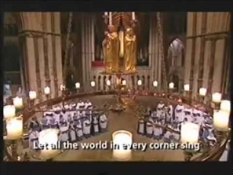 Lincoln Cathedral Choir - Let all the world in every corner sing (Vaughan -Williams)
