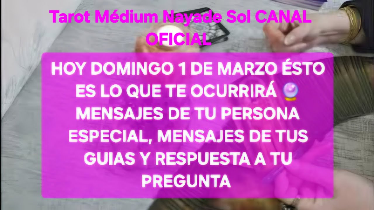 Hoy domingo 1 de marzo te ocurrirá ésto!! @NAYADESOLMEDIUM 