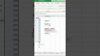 Percentile / Quartile in Excel #shorts #youtubeshorts screenshot 4
