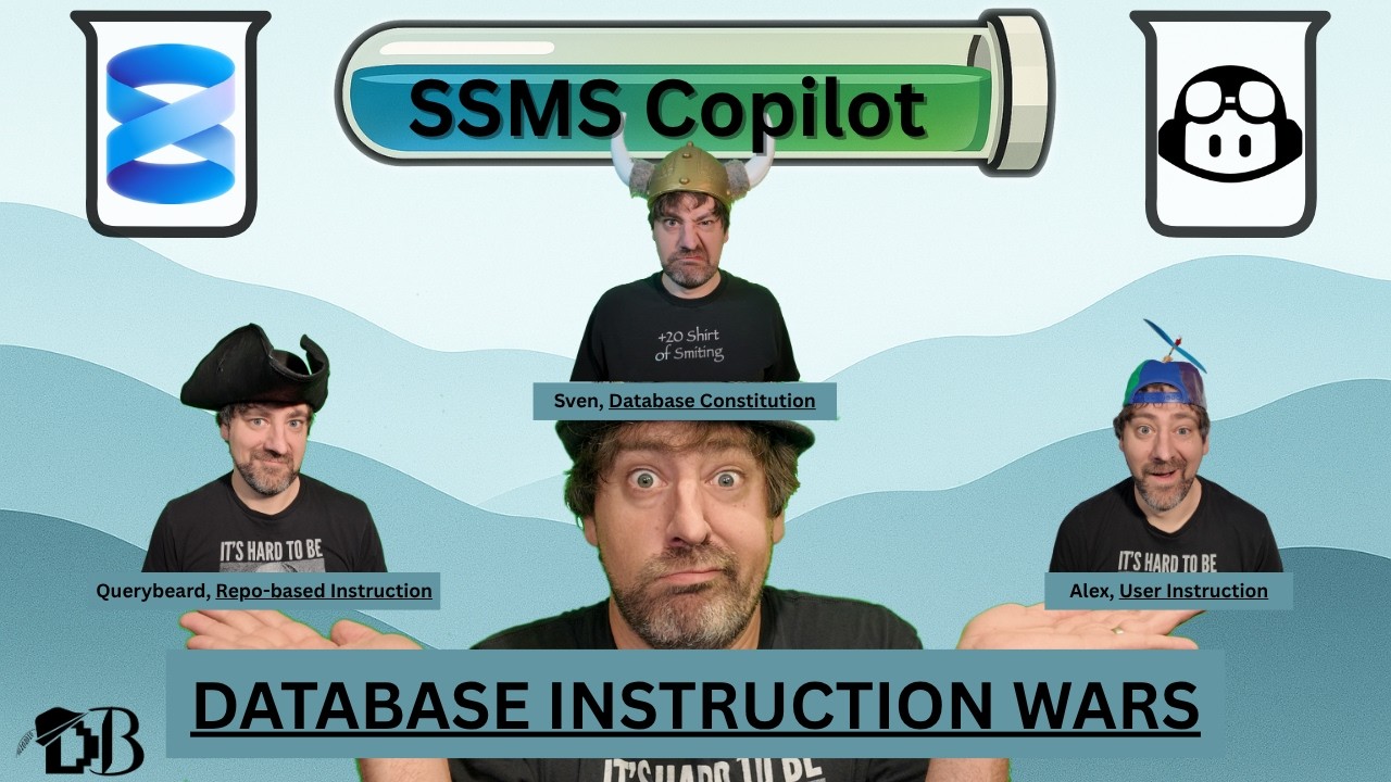 Database Instruction Wars in SSMS Github Copilot! #ssms #ghcp - YouTube