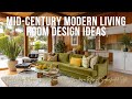 Mid Century Modern Living Room Design Ideas for a Retro yet Sophisticated Style