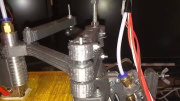 Scara based 3d printer updated - new print