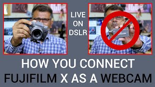 How you connect Fujifilm X as a Webcam Software window & Zoom | Obs | Skype |  hindi | Urdu screenshot 5