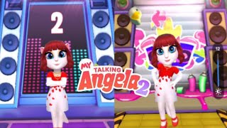My Talking Angela 💝 2 is playing dance 🩰 game 🎮 |my Talking Angela 💝 2 all round dance 🩰 playing screenshot 5