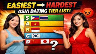 Ranking the Easiest Asian Countries to Meet Girls (Tier List)