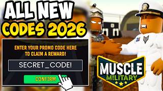 ALL WORKING MUSCLE MILITARY CODES ROBLOX - All New Muscle Military Codes 2026! (UPDATED)