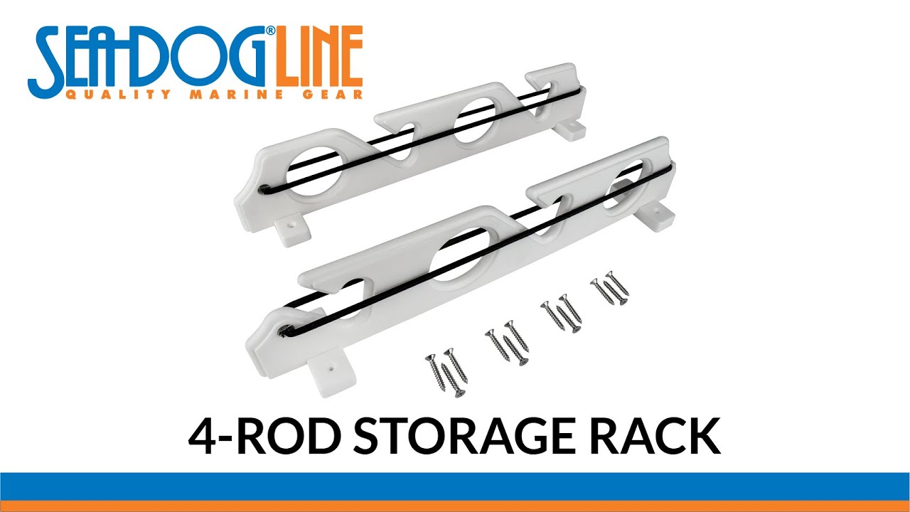 4-Rod Storage Rack by Sea-Dog Line - YouTube